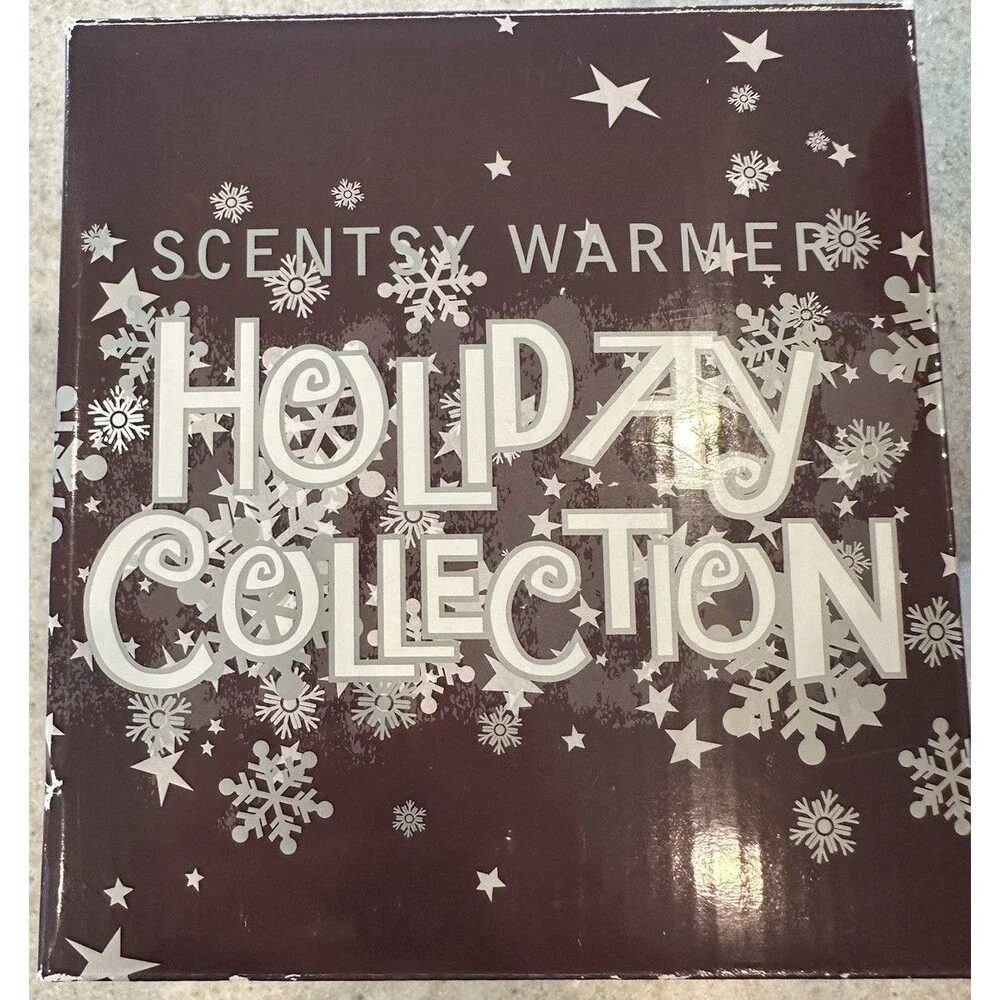SCENTSY Snowflake Blue  Full Size Wax Warmer Holiday Collection